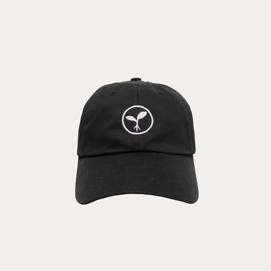 Raw Garden Sprout Dad Hat – Black