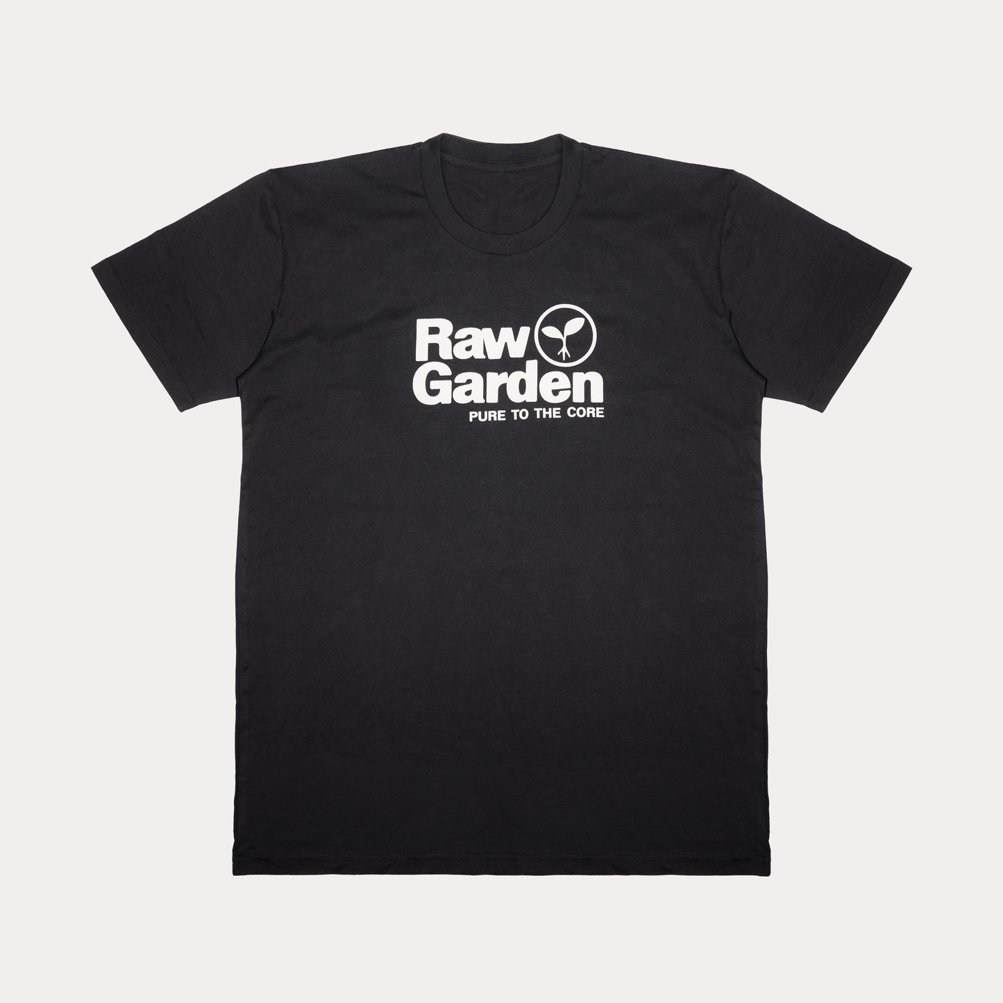 Raw Garden Logo T-Shirt – Black