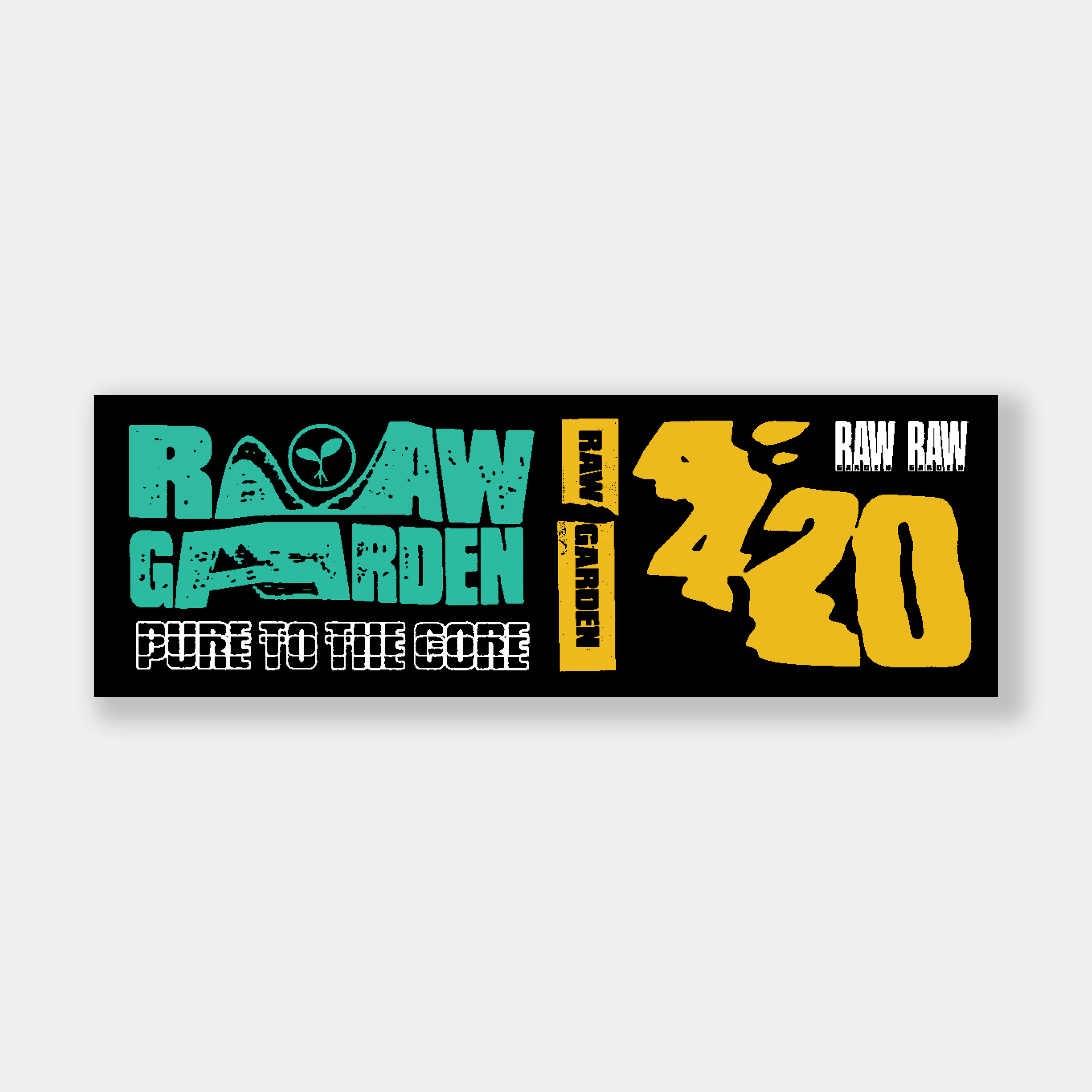 New Flyer Sticker 420 Flyer Sticker - Jeremy Dean Collab – Raw Garden