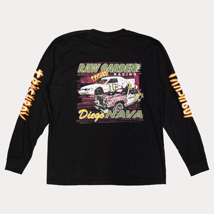 Trash Boy x Raw Garden Racing Long Sleeve T-Shirt